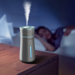 مرطب هواء لينيس بشكل مزهرية بإضاءة متعددة الألوان ورذاذ نانو صامت Lenyes LHU03 Vase Type RGB Atmosphere Light Nano Spray Silent Air Humidifier