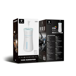 مرطب هواء لينيس بشكل مزهرية بإضاءة متعددة الألوان ورذاذ نانو صامت Lenyes LHU03 Vase Type RGB Atmosphere Light Nano Spray Silent Air Humidifier