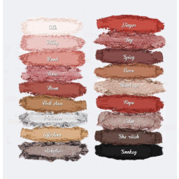 هارتس باليت ظلال عيون فيلفيت سول - 18 لون Hearts Velvet Soul Eyeshadow Palette - 18 Colors