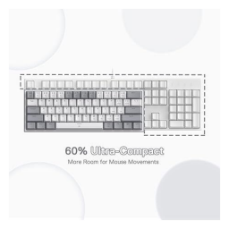 كيبورد Redragon Fizz K617 RGB GAMING KEYBOARD كيبورد Redragon Fizz K617 RGB GAMING KEYBOARD