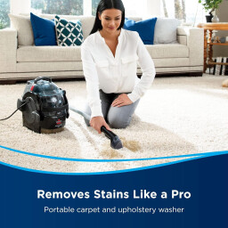 بيسيل سبوت كلين برو – 1558G – منظف محمول للسجاد والمفروشات – 750 واط – أسود Bissell SpotClean Pro Portable Carpet & Upholstery Cleaner – 750W – Model 1558G – Black