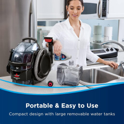 بيسيل سبوت كلين برو – 1558G – منظف محمول للسجاد والمفروشات – 750 واط – أسود Bissell SpotClean Pro Portable Carpet & Upholstery Cleaner – 750W – Model 1558G – Black