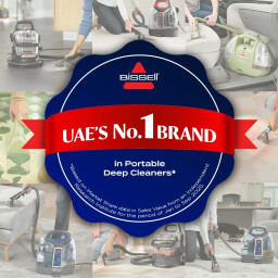 بيسيل سبوت كلين بروهيت – 4720E – منظف محمول للسجاد والمفروشات – أسود/أحمر Bissell SpotClean ProHeat – 4720E – Portable Carpet & Upholstery Cleaner – Black/Red