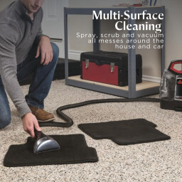 بيسيل سبوت كلين بروهيت – 4720E – منظف محمول للسجاد والمفروشات – أسود/أحمر Bissell SpotClean ProHeat – 4720E – Portable Carpet & Upholstery Cleaner – Black/Red