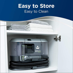 بيسيل بارك باث – 31149 – حمام متنقل للكلاب ومنظف عميق – تيتانيوم / لايم Bissell BarkBath Dual Use Portable Dog Bath and Deep Cleaner – 31149 – Titanium / Cha Cha Lime