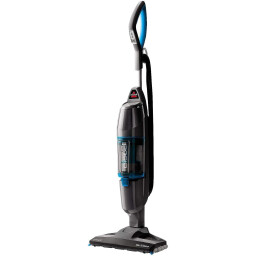 بيسيل فاك آند ستيم – 1977E – مكنسة كنس وبخار 2 في 1 – تيتانيوم / أزرق Bissell Vac & Steam – 1977E – All-in-One Vacuum and Steam Cleaner – Titanium / Blue