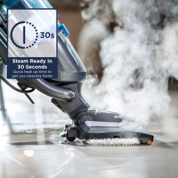 بيسيل فاك آند ستيم – 1977E – مكنسة كنس وبخار 2 في 1 – تيتانيوم / أزرق Bissell Vac & Steam – 1977E – All-in-One Vacuum and Steam Cleaner – Titanium / Blue