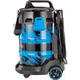 بيسيل باوركلين – مكنسة برميل – 21 لتر – 2000 واط – جاف ورطب – موديل 2027E – أزرق Bissell PowerClean Drum Vacuum Cleaner – 21L – 2000W – Wet & Dry – Model 2027E – Blue