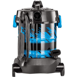 بيسيل باوركلين – مكنسة برميل – 21 لتر – 2000 واط – جاف ورطب – موديل 2027E – أزرق Bissell PowerClean Drum Vacuum Cleaner – 21L – 2000W – Wet & Dry – Model 2027E – Blue