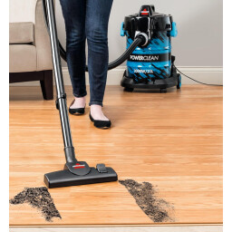 بيسيل باوركلين – مكنسة برميل – 21 لتر – 2000 واط – جاف ورطب – موديل 2027E – أزرق Bissell PowerClean Drum Vacuum Cleaner – 21L – 2000W – Wet & Dry – Model 2027E – Blue