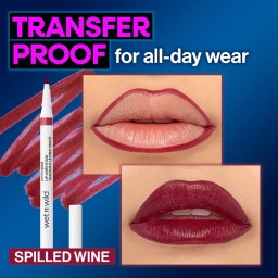 قلم تحديد الشفاه بصبغة طويل الثبات wet n wild Perfect Pout Lip Liner Stain