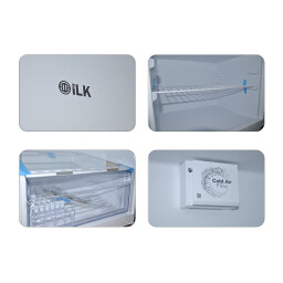 ثلاجة إيلك 16 قدم لون أبيض ILK Conventional Refrigerator 16ft, White