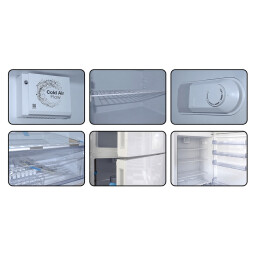 ثلاجة إيلك 16 قدم لون أسود ILK Conventional Refrigerator 16ft, Black