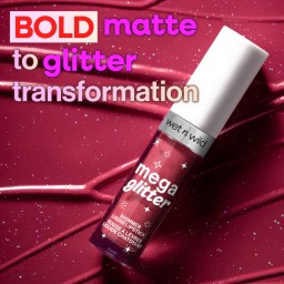 أحمر شفاه سائل لامع Mega Glitter Mega Glitter Shimmer Liquid Lipstick