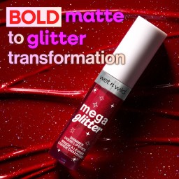أحمر شفاه سائل لامع Mega Glitter Mega Glitter Shimmer Liquid Lipstick