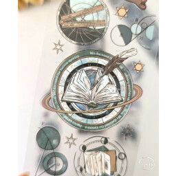 طبقات ستكر فضاء غير محززة sticker sheet
