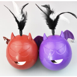 عصي ألعاب للقطط على شكل شيطان Devil Shape Cat Toy Sticks