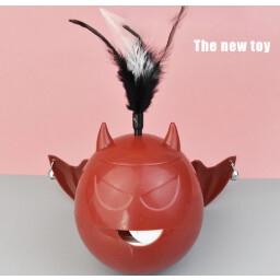عصي ألعاب للقطط على شكل شيطان Devil Shape Cat Toy Sticks