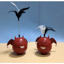 عصي ألعاب للقطط على شكل شيطان Devil Shape Cat Toy Sticks