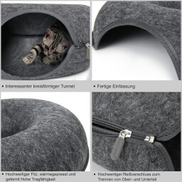 بیت القطط دائري Cat Tunnel Nest