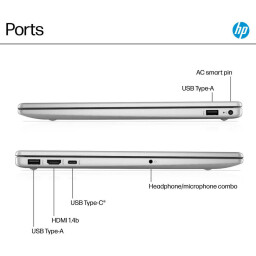 Laptop HP 15-16/512GB-Core 7-150U-fd0127dx لابتوب أعمال واستخدام يومي Laptop HP 15-16/512GB-Core 7-150U-fd0127dx