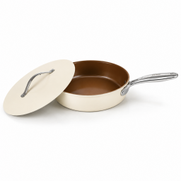 طقم أواني طهي سيراميك زيلان الفاخر + هدية مجانية ماكينة تحضير قهوة تركية كهربائية Zilan Premium Ceramic Non-Stick Cookware Set + FREE Zilan Electric Turkish Coffee Maker Gift