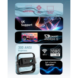 بروجكتر موكسيدو نوفا سمارت أندرويد Moxedo Nova Smart Android Projector