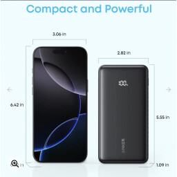 باور بنك من انكر بقدرة 20000mAh شحن سريع 22W Power bank Anker Zolo 20000mah