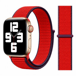 سوار قماش منسوج لساعة آبل Apple Watch Woven Fabric Band – 44/45/46/49mm