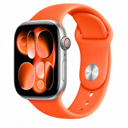 سوار رياضي لساعة آبل 42/41/40/38 ملم Apple Watch Sport Silicone Band – 38/40/41/42mm