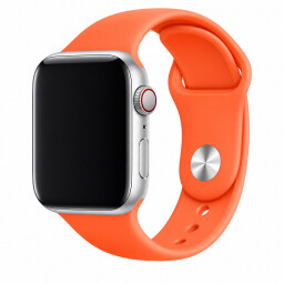سوار رياضي لساعة آبل 42/41/40/38 ملم Apple Watch Sport Silicone Band – 38/40/41/42mm
