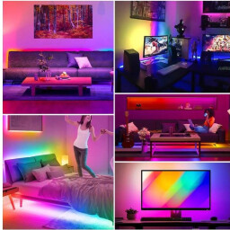 شريط إضاءة XTRIKE ME HT-5050 RGB XTRIKE ME HT-5050 RGB LED Strip 5M