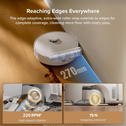 مكنسة روبوت ذكية كيو ريفو كيرف 2  فلو Robot Vacuum & Mop Q revo curv 2  Flow