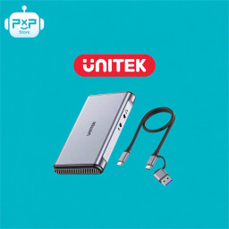 UNITEK 4K@60Hz Video Capture Card – Dual HDMI Loop-Out, USB-C 5Gbps, 3.5mm Mic/Audio In, Plug & Play, Compatible with OBS, unitek