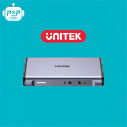 UNITEK 4K@60Hz Video Capture Card – Dual HDMI Loop-Out, USB-C 5Gbps, 3.5mm Mic/Audio In, Plug & Play, Compatible with OBS, unitek