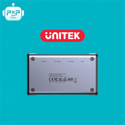 UNITEK 4K@60Hz Video Capture Card – Dual HDMI Loop-Out, USB-C 5Gbps, 3.5mm Mic/Audio In, Plug & Play, Compatible with OBS, unitek