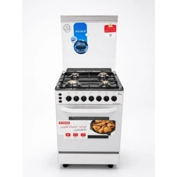 طباخ فريش ٤ مشاعل 55×55 نظام بوري ضمان ١٠ سنوات موقعي Fresh 55×55 cm 4 Burner Gas Cooker