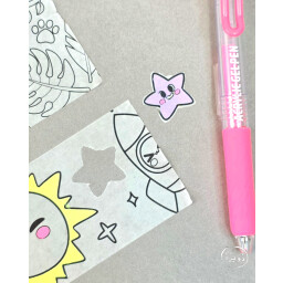 واشي تيب تلوين Brustro - Colouring DIY Washi Tapes