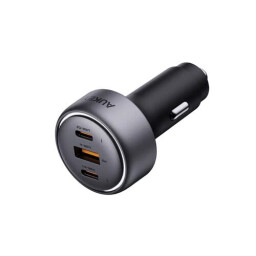 أوكي باثفايندر شاحن سيارة سريع الشحن بقوة 66 واط، 3 منافذ، حماية أمان، مؤشر LED Aukey Pathfinder 66W Fast Charging Car Charger, 3 Ports, Safety Protection, Led Indicator