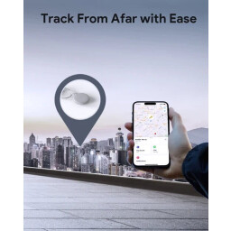 أوكي تراك ميت 1 جهاز تتبع ذكي بتقنية بلوتوث، بطارية تدوم طويلاً، صوت تنبيه عالٍ Aukey Track Mate 1 Smart Bluetooth Tracker, Ultra Slim Design, Long-Lasting Battery, Loud Beeper