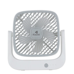 مروحة شحن منضدية Kisonli Mini Portable Desktop Fan F102