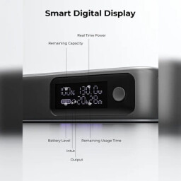 أوكي سبارك سلينج باور بانك بسعة 20000 مللي أمبير مع كابل USB C مدمج، بقوة 130 واط Aukey Spark Sling 20000mAh Power Bank With Built In USB C Cable, 130W