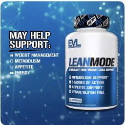 لين مود لخسارة الوزن وتنظيم الشهية 150 حبة LeanMode, Stimulant Free Weight Loss Support, 150 Veggie Capsules