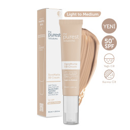 بي بي كريم وواقي شمس مات SPF50+ للبشرة الدهنية والمختلطة 40 مل – فاتح متوسط Bare Matte BB Cream SPF50+ Oily & Combination Skin 40ml – Light Medium