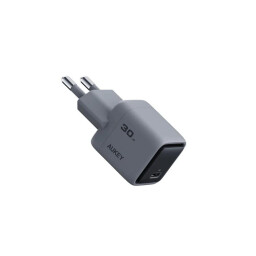 اوكي شاحن حائط كوميت بقوة 30 واط بتقنية الشحن السريعGaN Aukey Comet 30W PD Wall Charger with GaN Technology