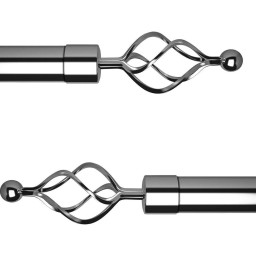 بوري ستائر  فضي curtain rod
