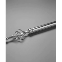 بوري ستائر  فضي curtain rod
