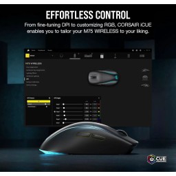 فأرة الألعاب Corsair M75 Wireless RGB Lightweight FPS Corsair M75 Wireless RGB Lightweight FPS