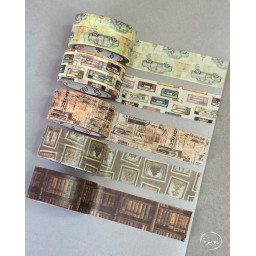 أشرطة واشي بروسترو - أجواء عتيقة Brustro Washi Tapes - Retro