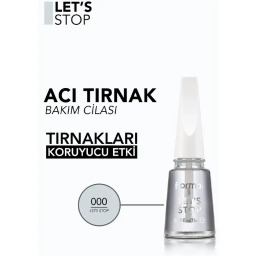بيس كوت أظافر ليتس ستوب Nail Base Coat Let's Stop